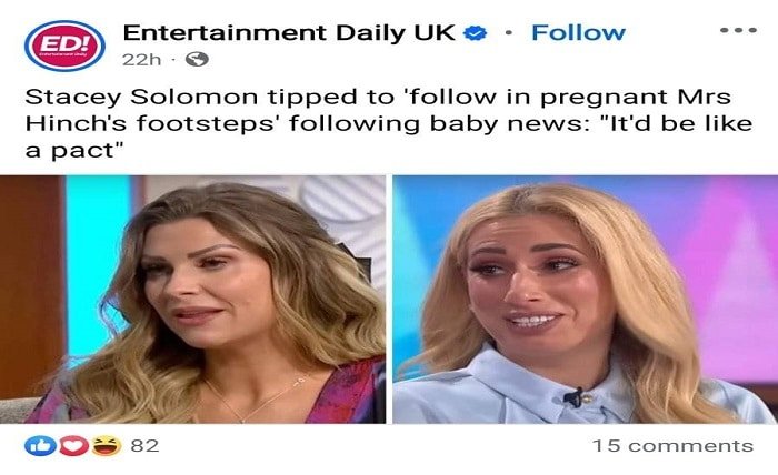 mrs hinch and stacey solomon fall out tattle life