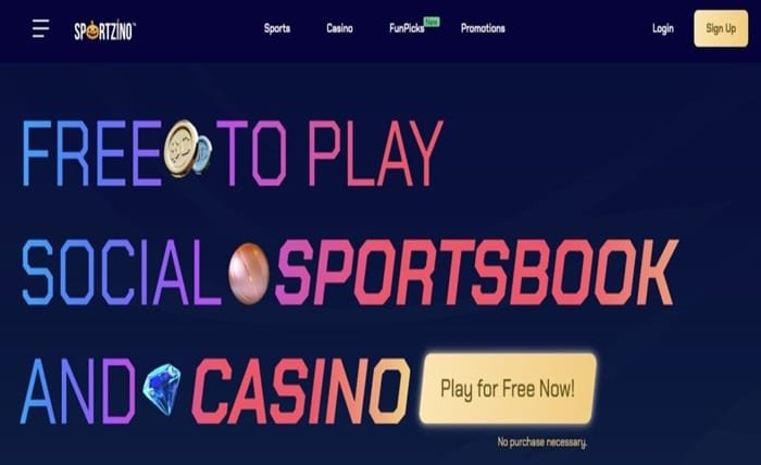 sportzino casino login no deposit bonus