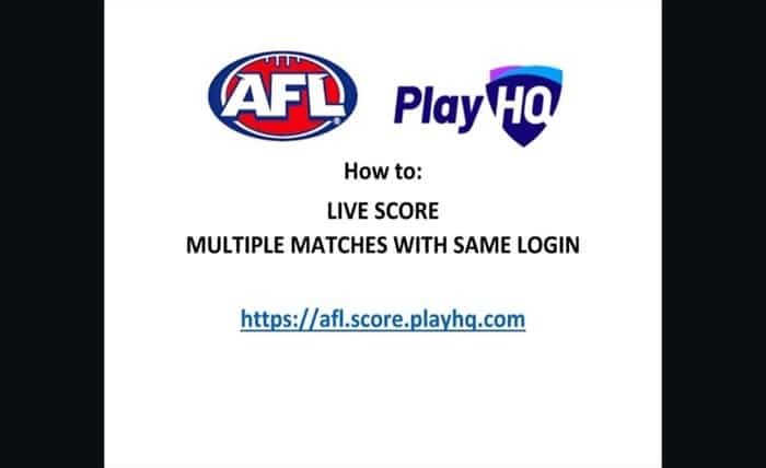 afl live scores today